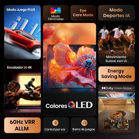 HISENSE QLED 55"4K UHD SMART TV 3HDMI 1USB (E) 55E7Q