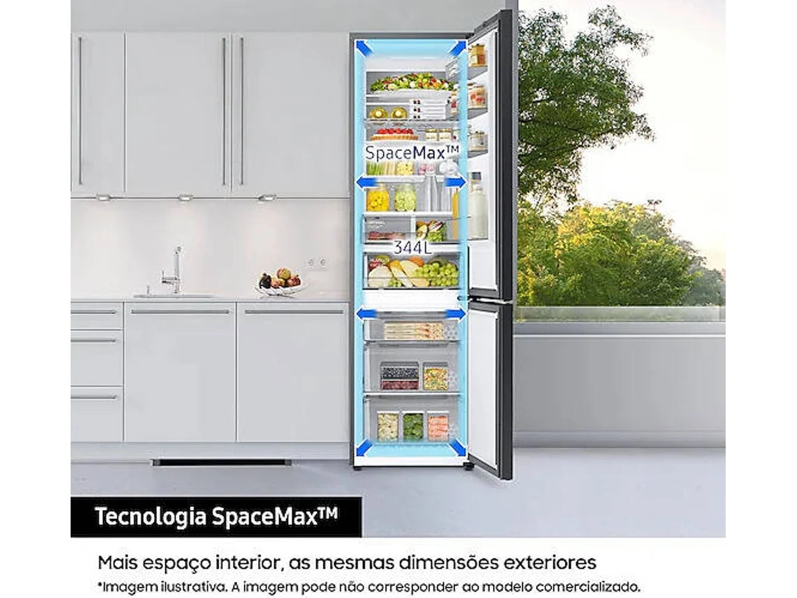 SAMSUNG COMBINADO 1853X595X658MT NF 344LT INOX (D) RB34C671DS9