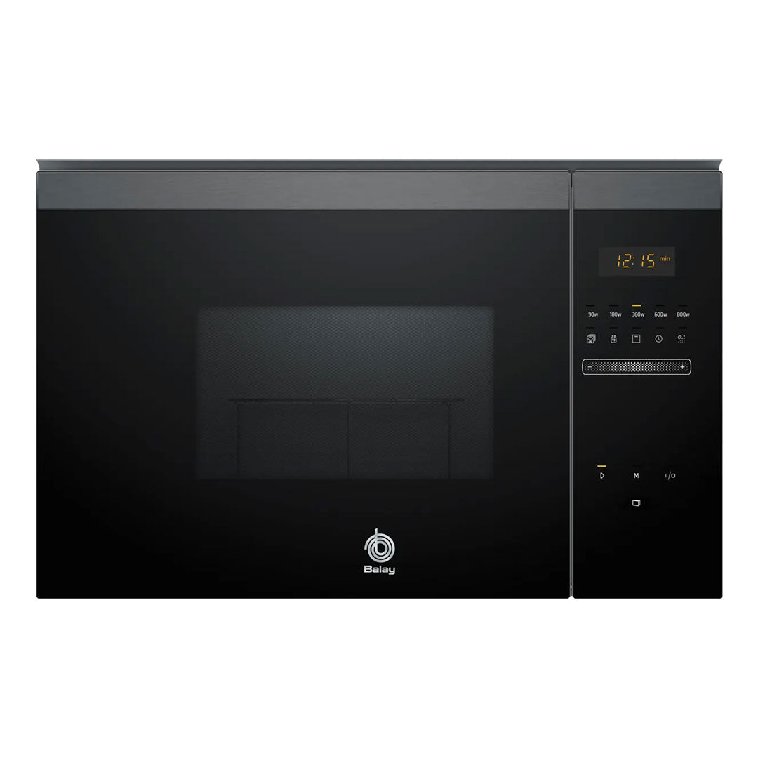 BALAY MICROONDAS INTEG 25LT C/ GRILL CINZA/PRETO 3CG4175G3