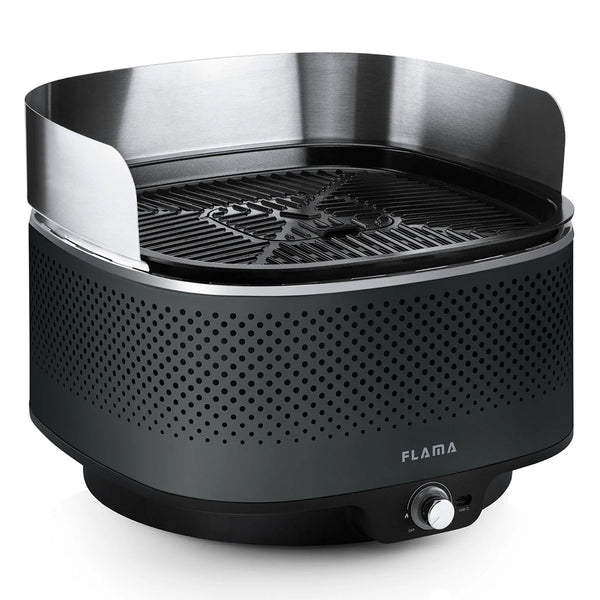 Flama Grelhador Barbecue Carvao Black
