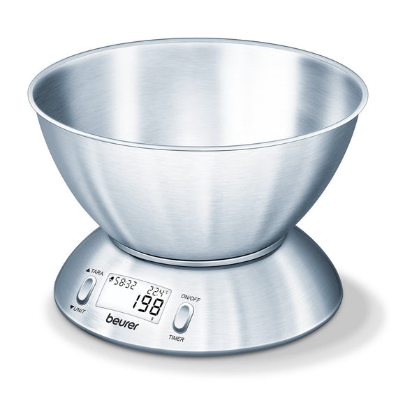 Balança de Cozinha Inox c/ Taça Beurer KS54