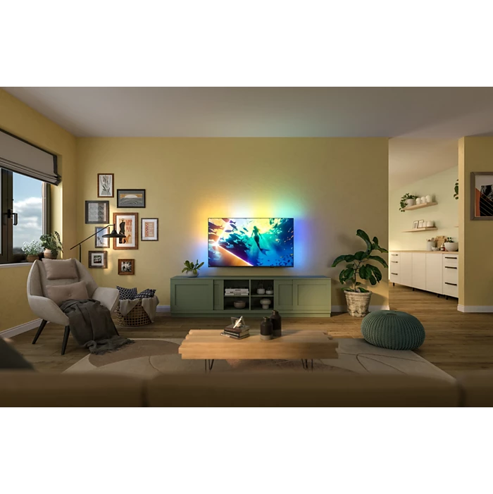 Philips LED 43" 4K UHD Smarttv Ambilight 3HDMI 2USB (e)