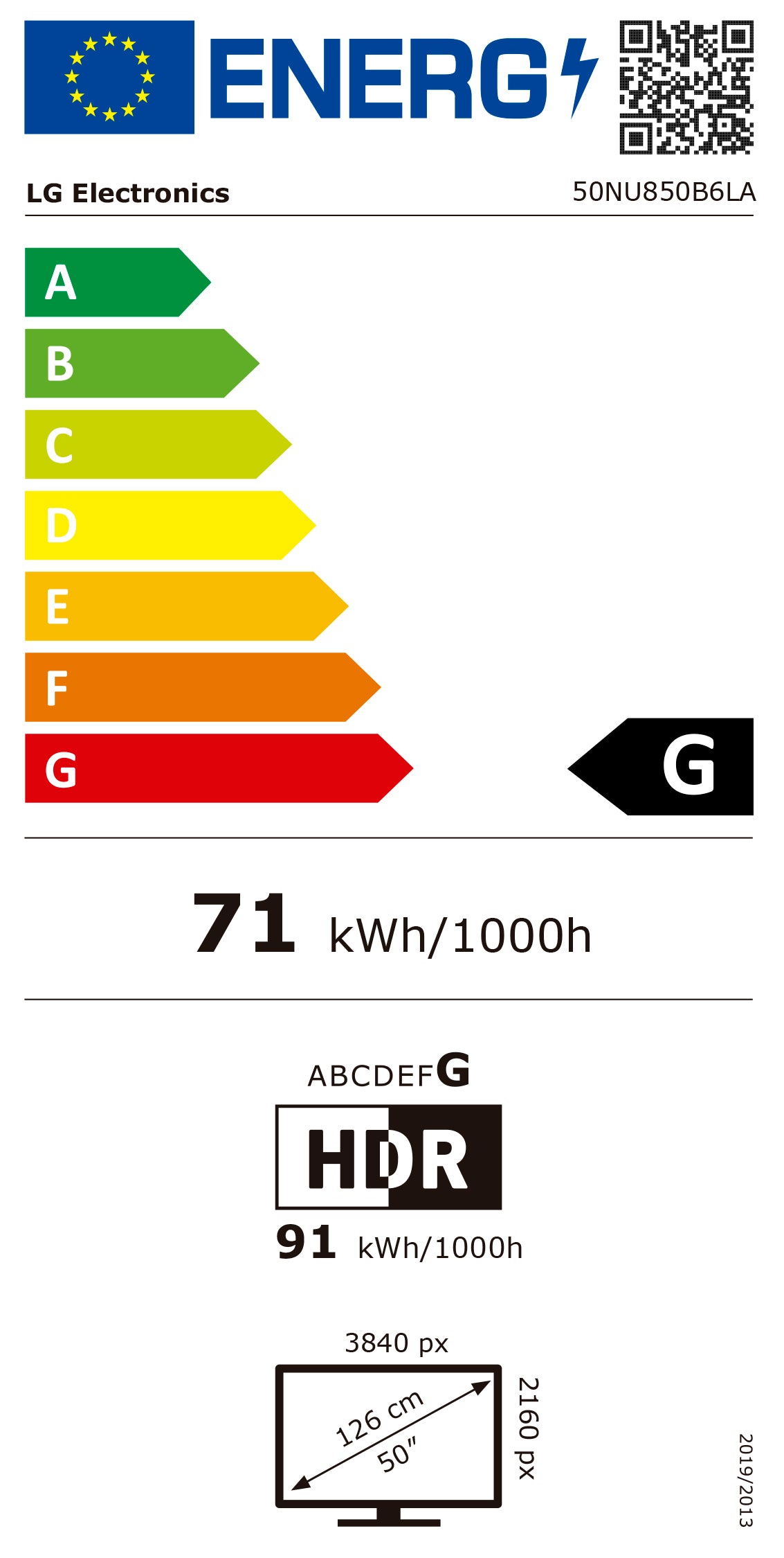 LG LED 50" Nano AI 4K UHD Smarttv Webos 3HDMI 1USB (g)