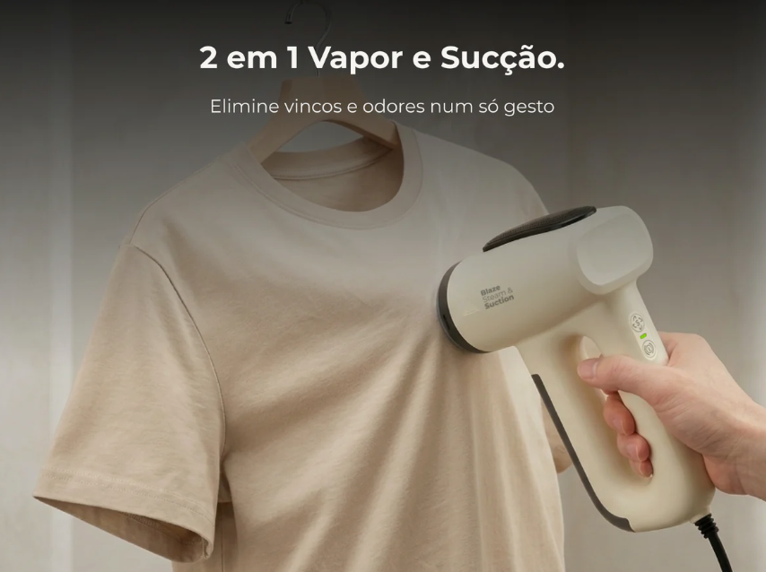Flama Escova Engomar a Vapor de MAO 1200W