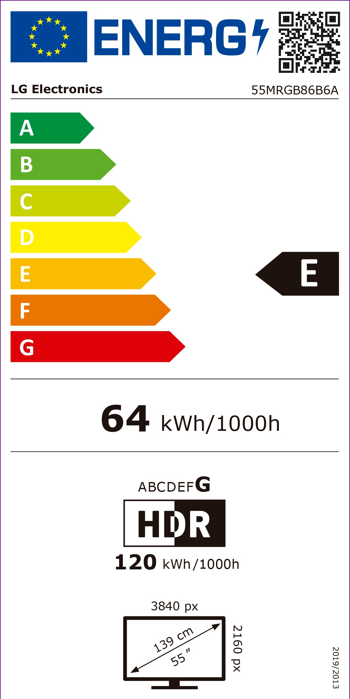 LG LED 55" MINI RGB 4K AI Smart TV Webos 4HDMI 2USB (e)