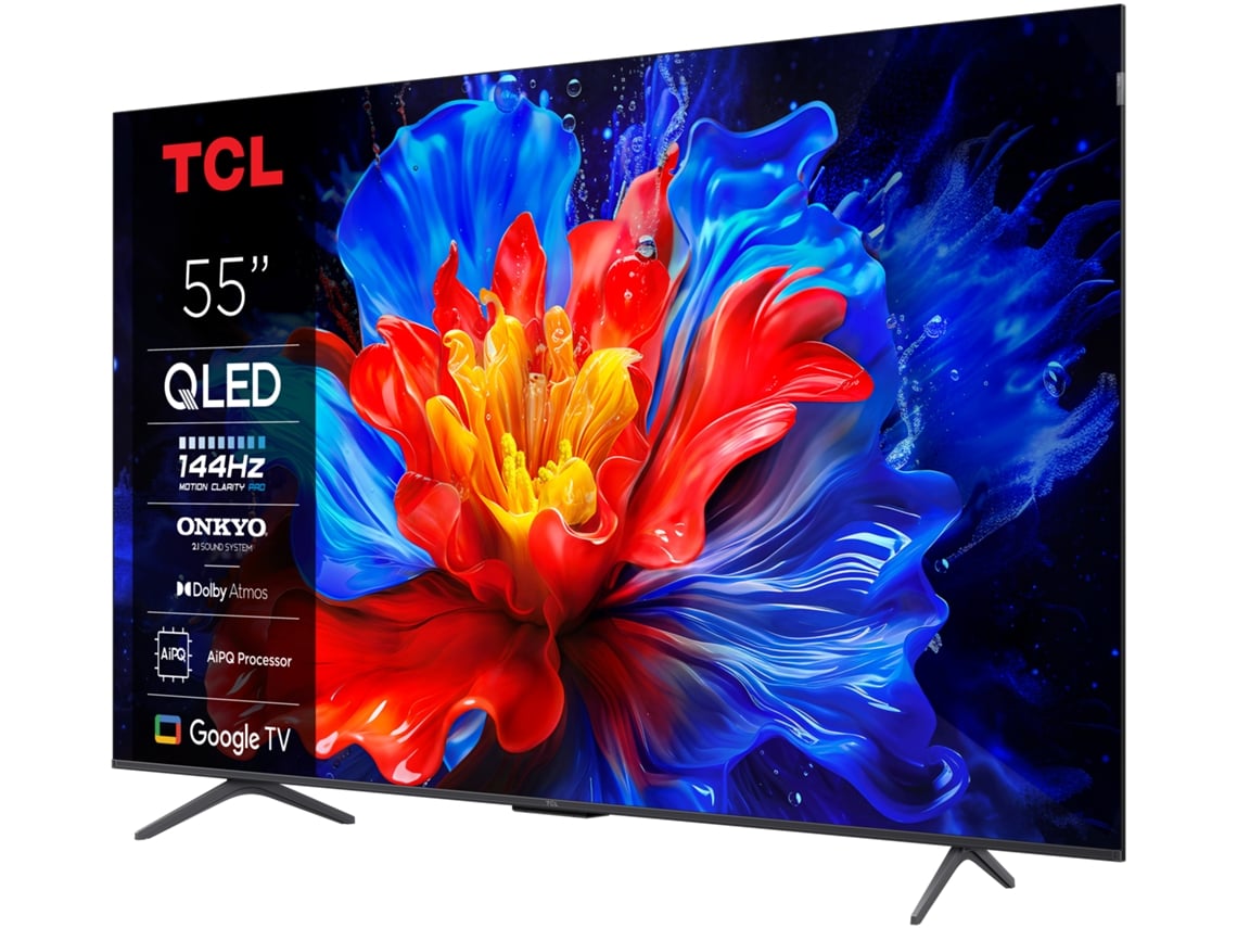 TCL QLED 55" 4K UHD GOOGLE TV 4HDMI 1USB (F) 55P8K