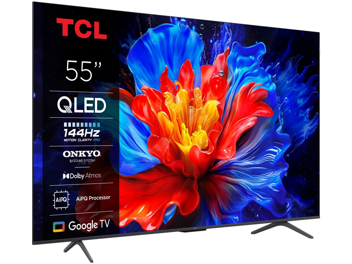 TCL QLED 55" 4K UHD GOOGLE TV 4HDMI 1USB (F) 55P8K