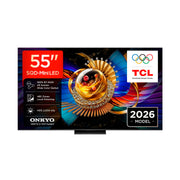 TCL QLED 55" 4K UHD Google TV 4HDMI 1USB (e)