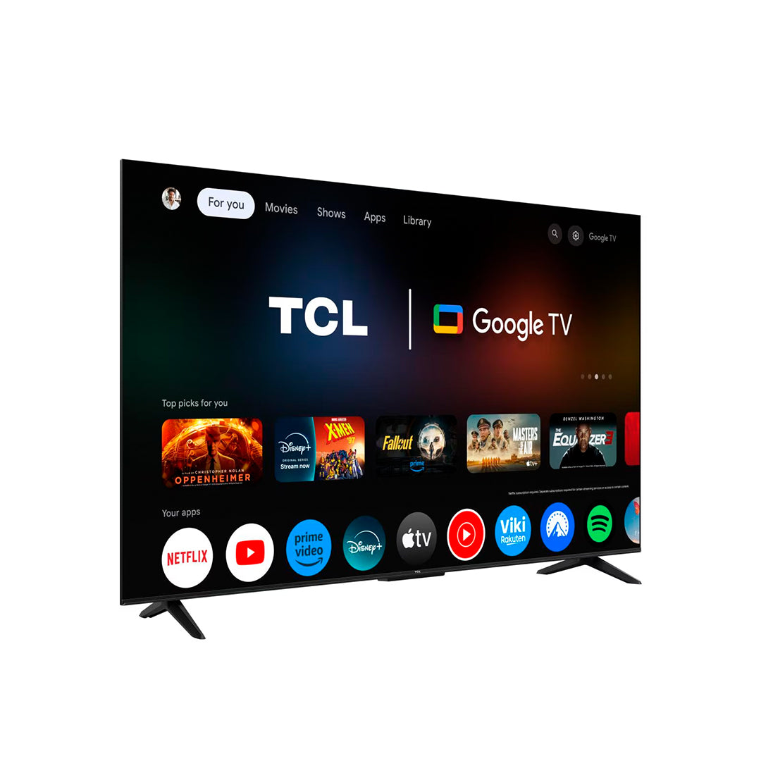 TCL QLED 55" 4K UHD Google TV HDMI USB (f)