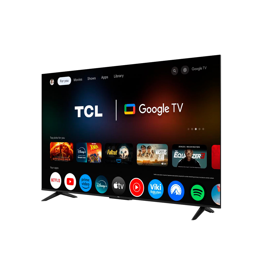TCL QLED 55" 4K UHD Google TV HDMI USB (f)