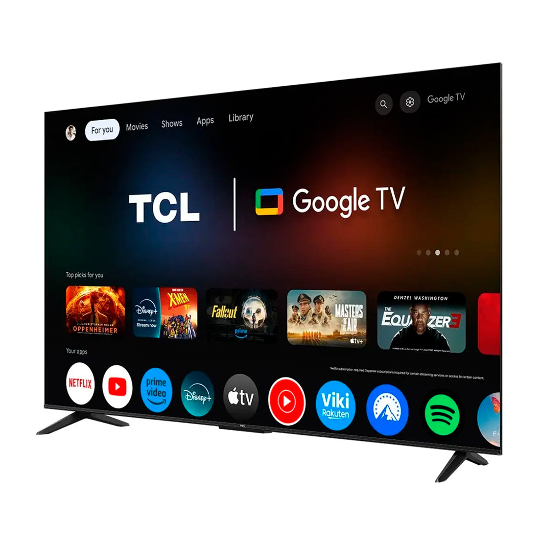TCL Qled 65" 4K UHD Google TV 3HDMI 2USB (e)