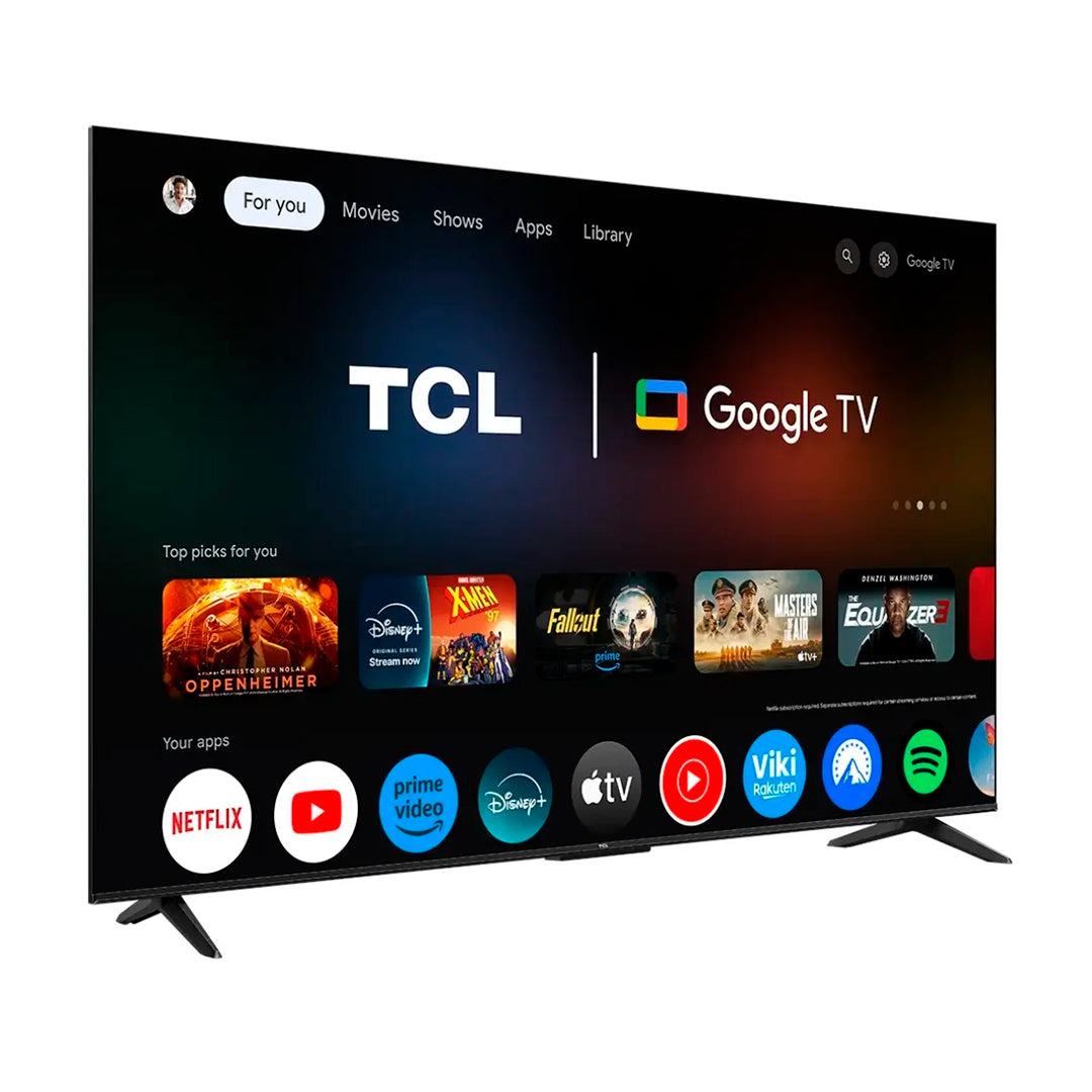 TCL Qled 65" 4K UHD Google TV 3HDMI 2USB (e)