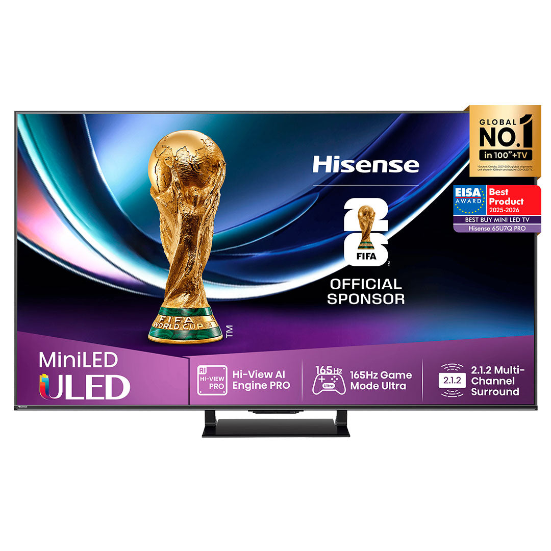 HISENSE MINILED PRO 65" 4K UHD SMART TV 4HDMI 2USB (E) 65U7QPRO