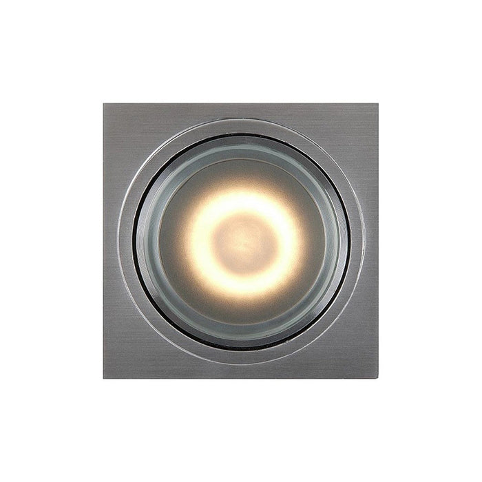 DOWN LIGHT SQUARE 10/10 GU10/50W SATIN CROME