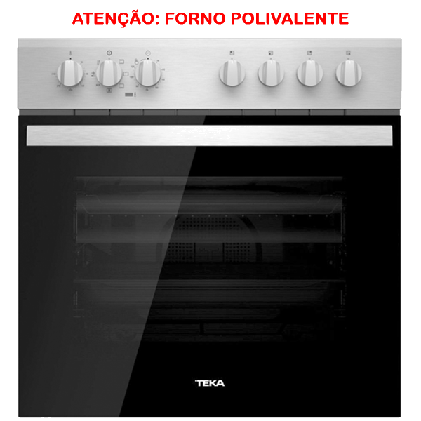 FORNO ENCASTRAR TEKA - HBE 615 ME SS - INOX 026.F.111280003