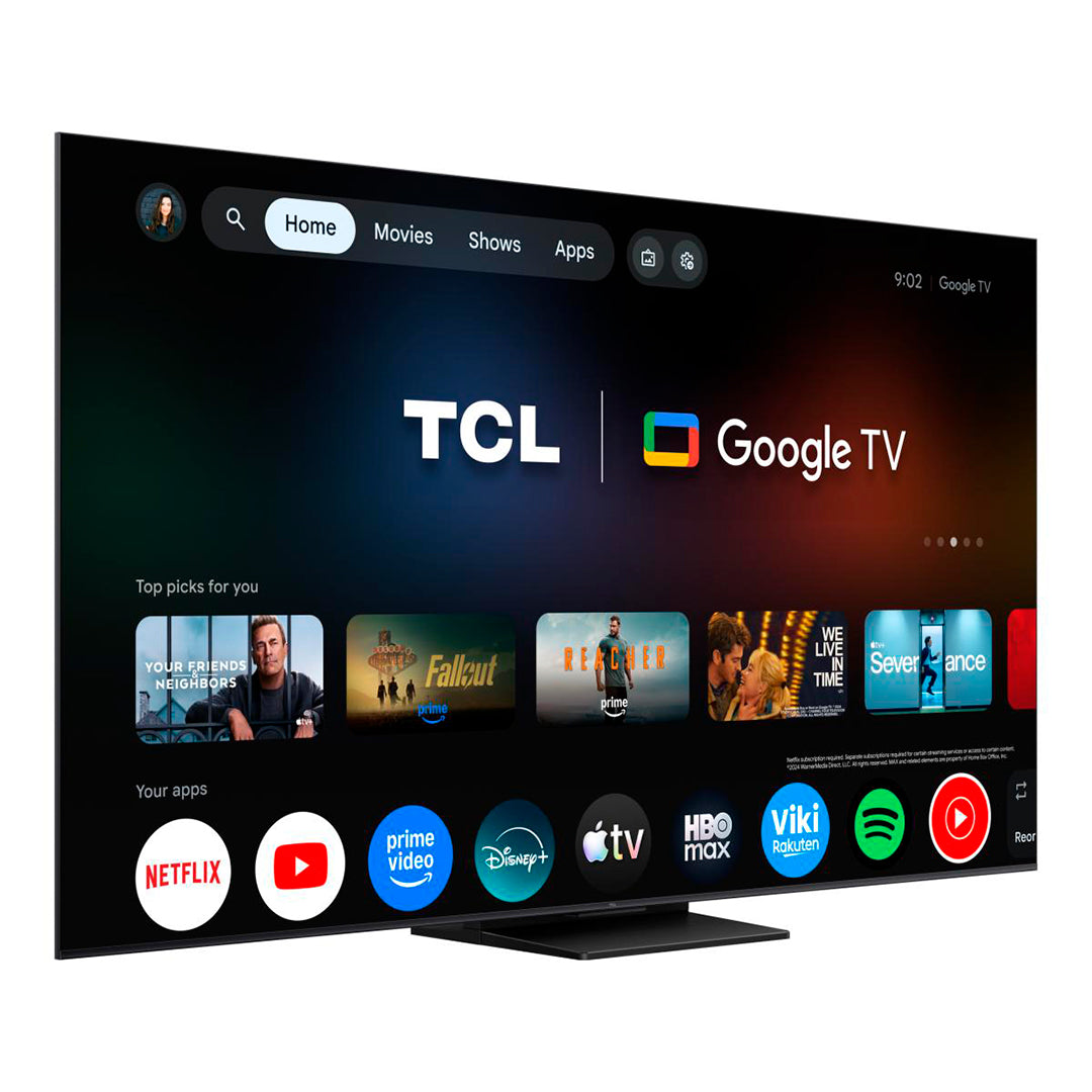 TCL Qled 75" 4K UHD Google TV 4HDMI 1USB (e)