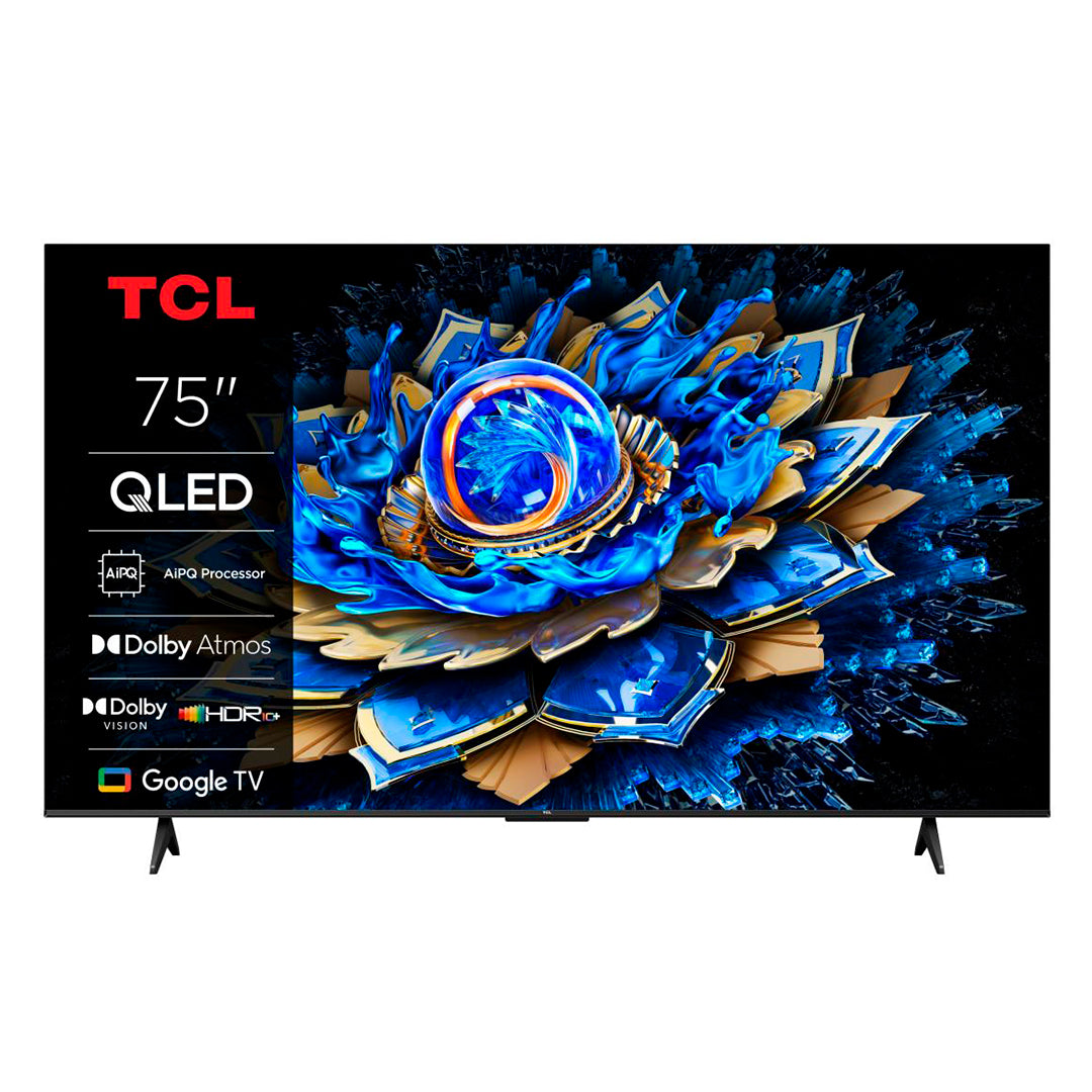 TCL Qled 75" 4K UHD Google TV 3HDMI 2USB (f)
