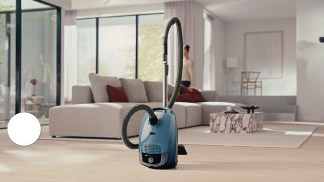 ASPIRADOR COM SACO MIELE GUARD S1 AZUL NÓRDICO
