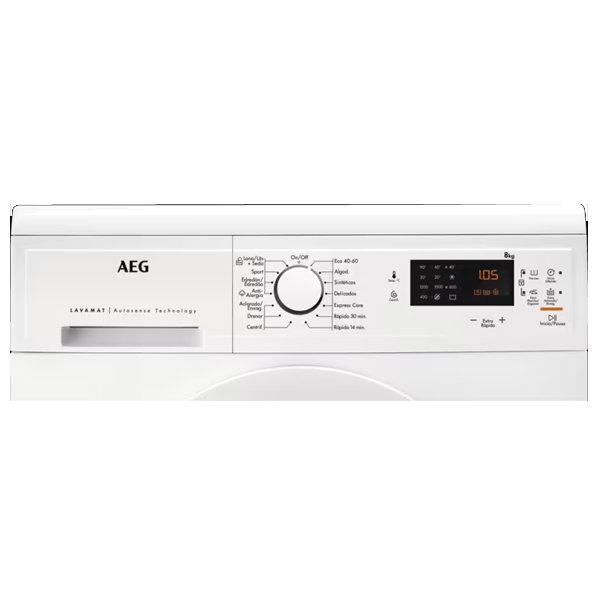 MÁQUINA DE LAVAR ROUPA AEG - LFA5I82WRE 051.M.LFA5I82W