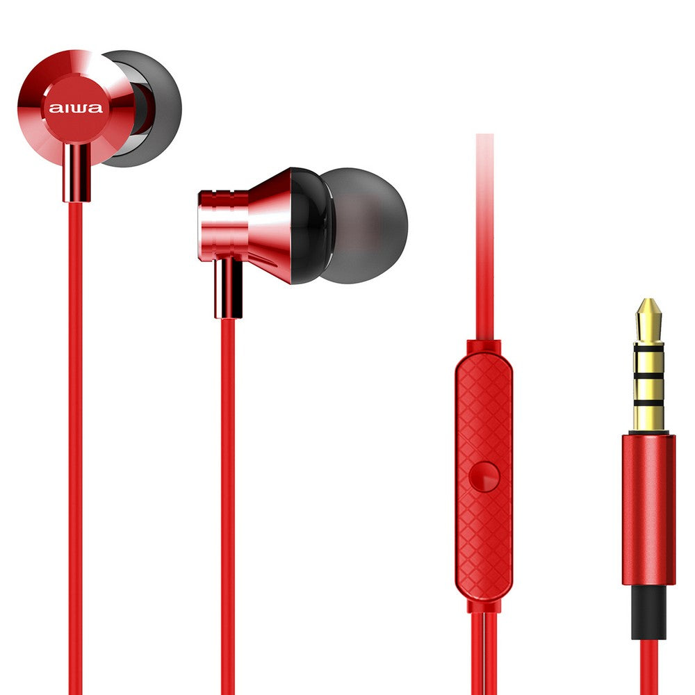 Auriculares com fios AIWA ESTM-50RD