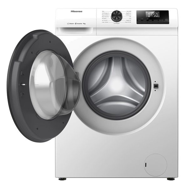MÁQUINA DE LAVAR ROUPA HISENSE - WF1Q9041BW 150.M.WF1Q9041B