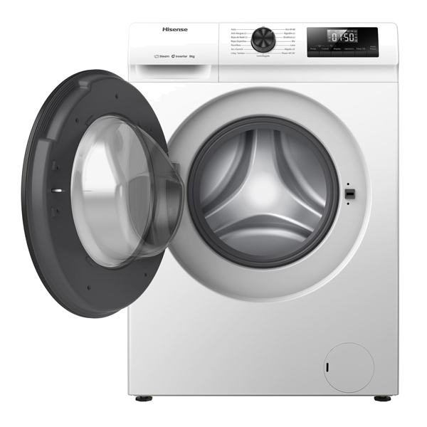 MÁQUINA DE LAVAR ROUPA HISENSE - WF1Q8041BW 150.M.WF1Q8041B