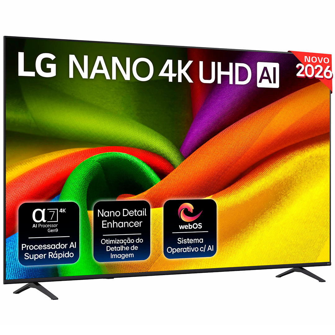 LG LED 75" Nano UHD 4K Smarttv Webos 3HDMI 1USB (f)