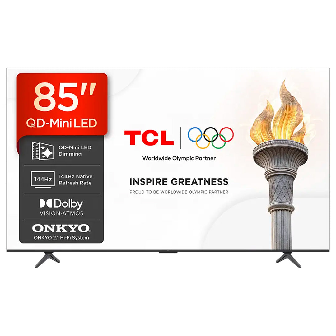 TCL Qled 85" 4K UHD Google TV 4HDMI 1USB (e)
