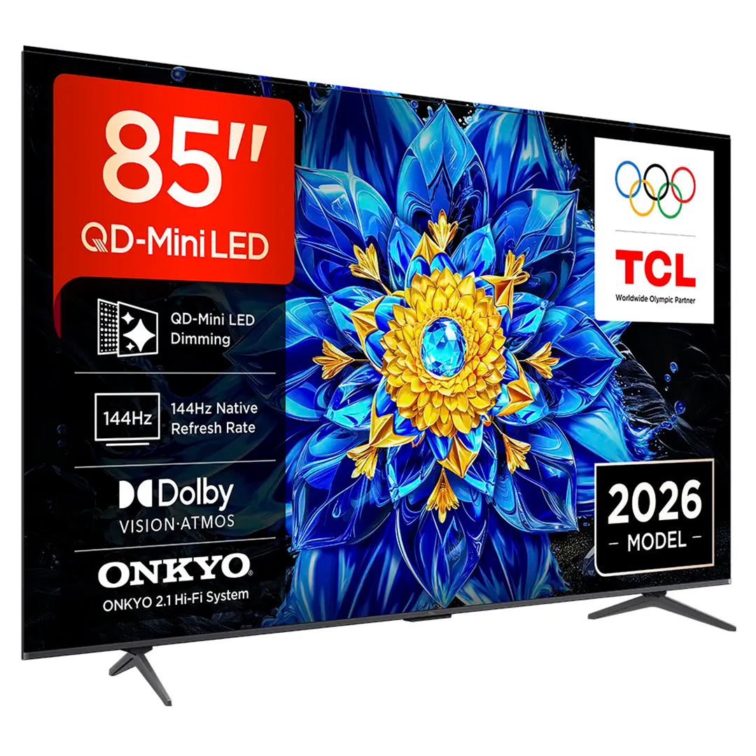 TCL Qled 85" 4K UHD Google TV 4HDMI 1USB (e)
