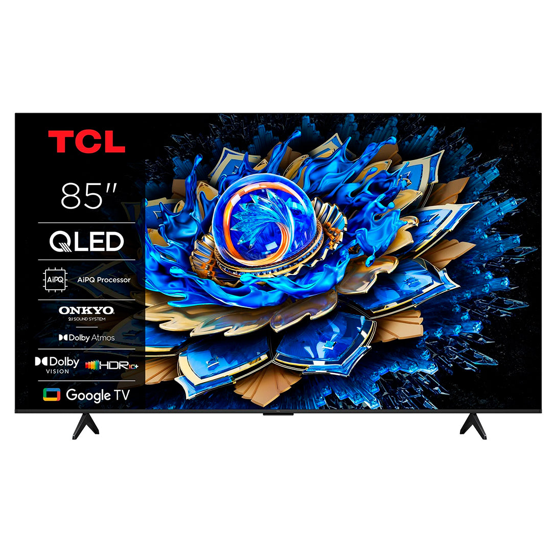 TCL Qled 85" 4K UHD Google TV 3HDMI 2USB (f)