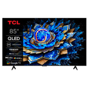 TCL QLED 85" 4K UHD Google TV 3HDMI 2USB (f)