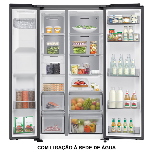 FRIGORÍFICO SIDE BY SIDE SAMSUNG - RS70F64KEFEF 078.F.70F64KEF