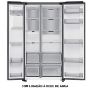 Frigorífico SIDE BY SIDE Samsung - RS70F66KBTEF