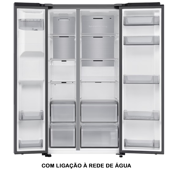 FRIGORÍFICO SIDE BY SIDE SAMSUNG - RS70F66KBTEF 078.F.RS70F66KB