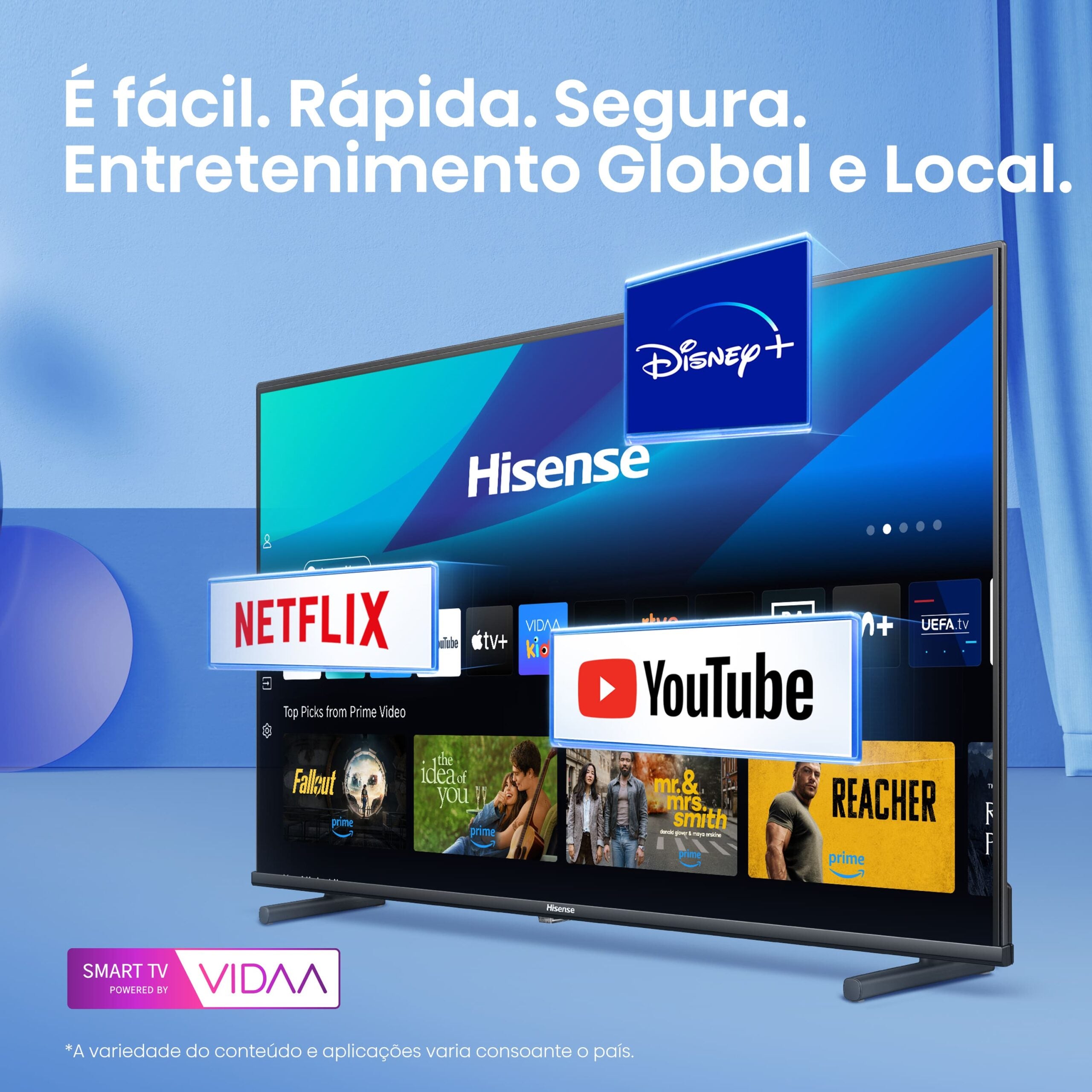 HISENSE QLED 40" FHD SMARTTV 2HDMI 1USB (F) 40A5Q