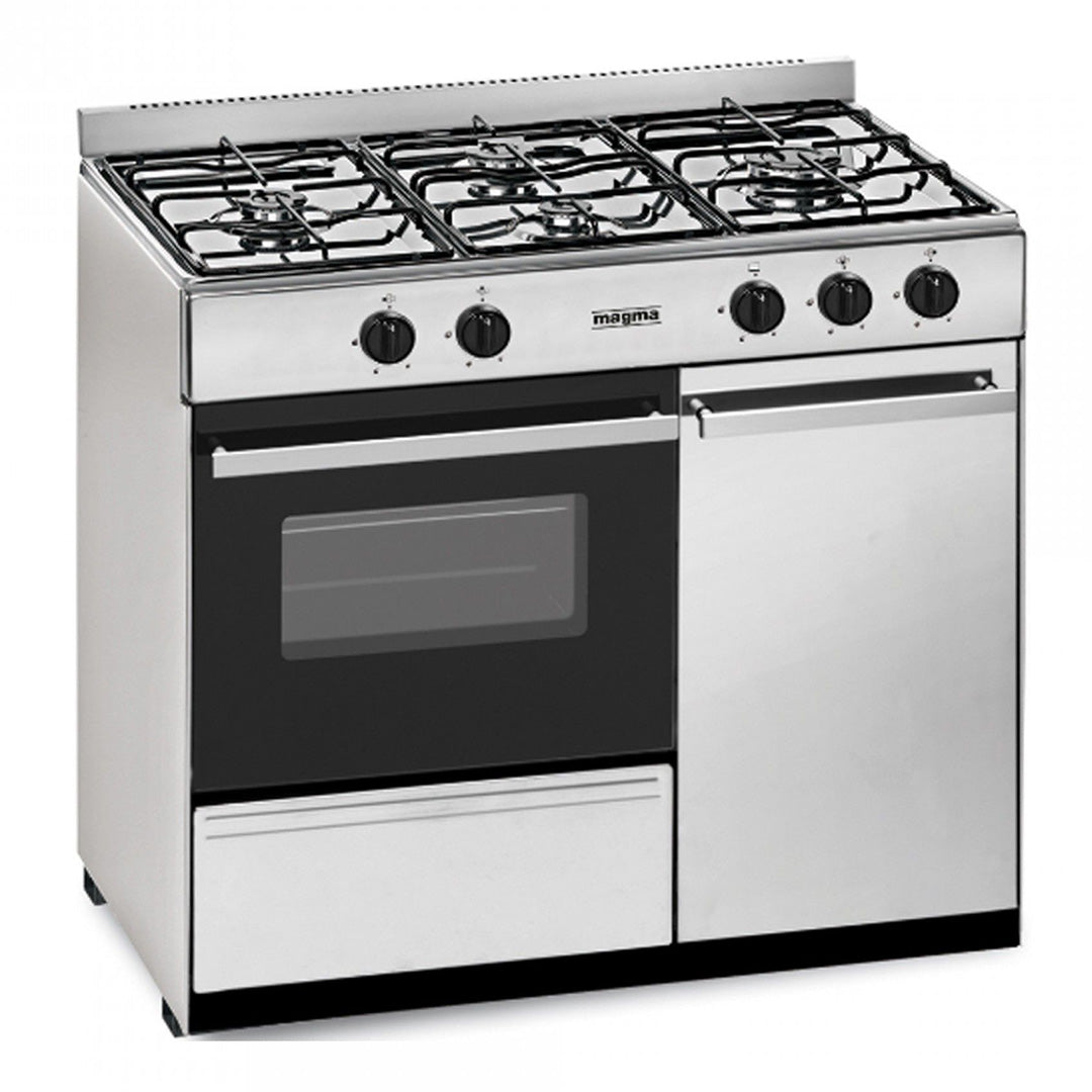MAGMA FOGAO INOX 4G S/TAMPA C/PT BOTIJA 89x91x59CM 901XST
