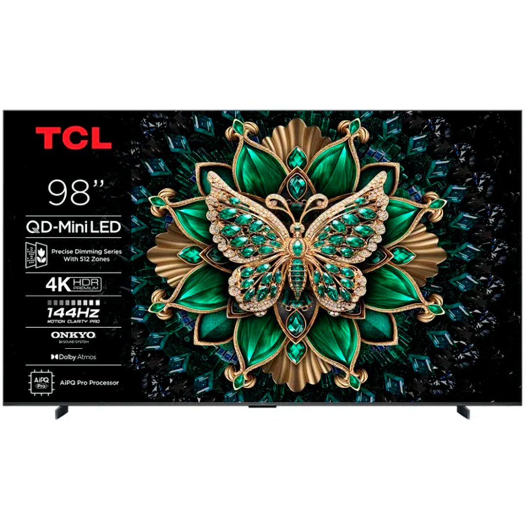 TCL Qled 98" 4K UHD Google TV 4HDMI 1USB (f)