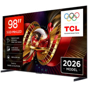 TCL QLED 98" 4K UHD Google TV 4HDMI 1USB (f)