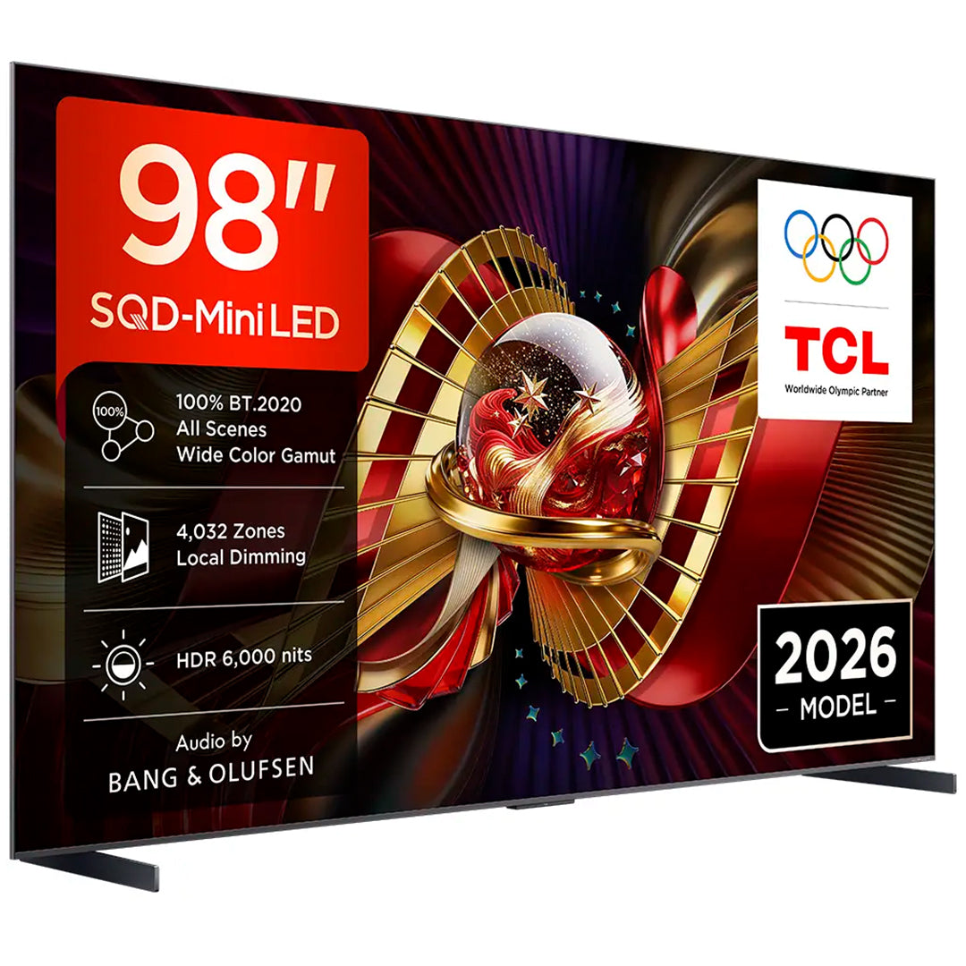 TCL QLED 98" 4K UHD Google TV 4HDMI 1USB (f)