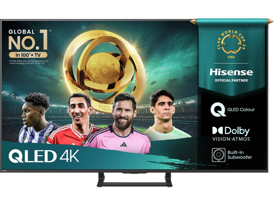 HISENSE QLED 50" 4K UHD SMARTTV 3HDMI 2USB (E) 50A7Q