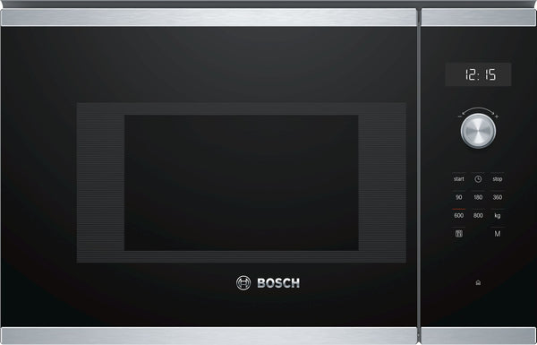 Bosch Microondas Integ 20LT 800W Abert À ESQ Inox/preto