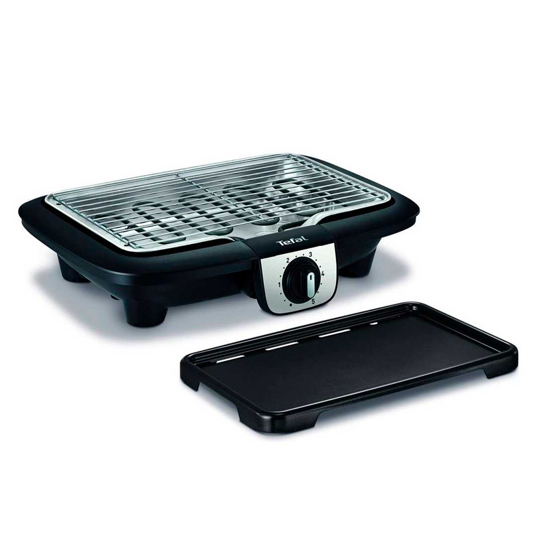 TEFAL GRELHADOR 2 EM 1 BARBECUE E GRILL 2100W 5TEMP BG930812