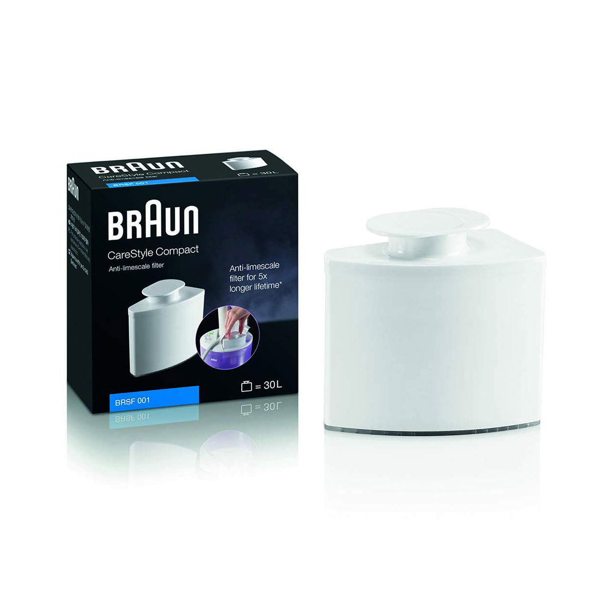 BRAUN FILTRO ANTICALCARIO P/FERROS IS2043BL E IS2055BK BRSF001