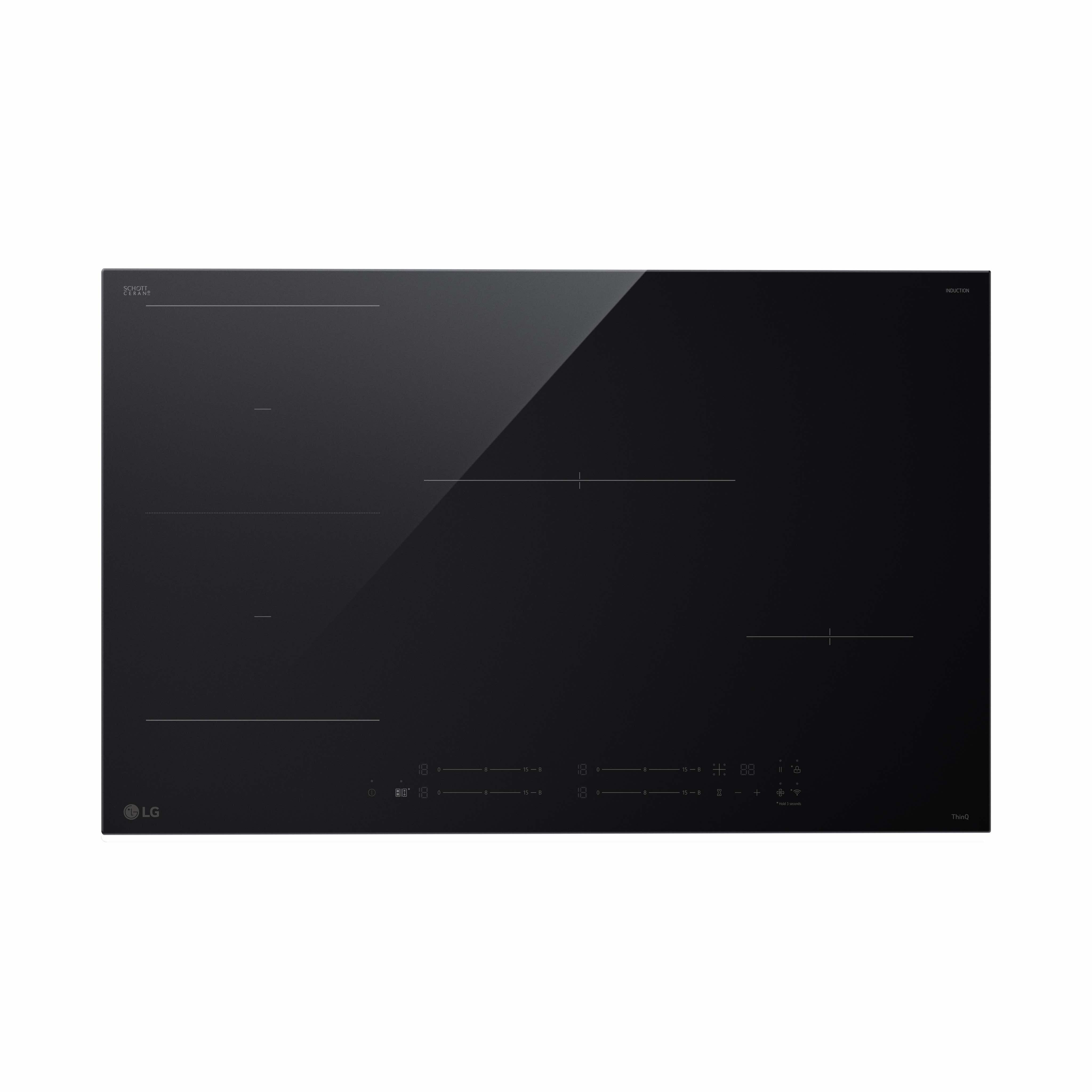 LG PLACA INDUÇAO 80CMS 4 ZONAS 1FLEXIVEL CBIZ3035B