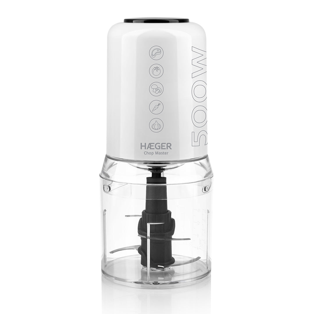 HAEGER PICADORA 500W CAPACIDADE 200GR LAMINA AÇO INOX CH50S008A