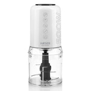 Haeger Picadora 500W Capacidade 200GR Lamina Aço INOX Branca