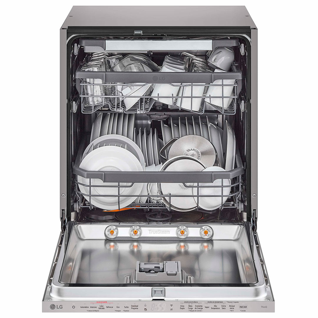 LG MAQUINA LOUÇA INTEG TOTAL 14 TALHERES WIFI (A) DB375TXS