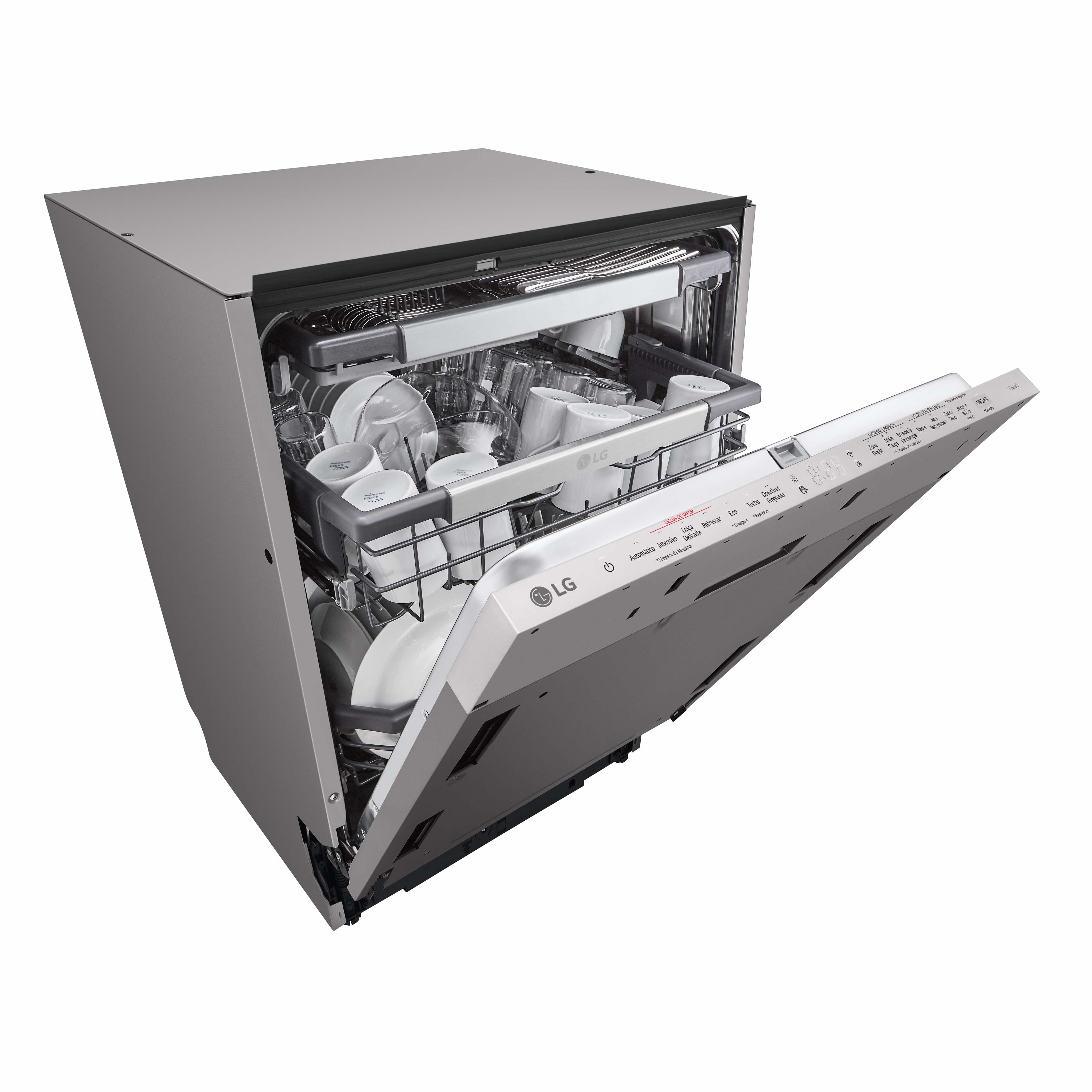 LG MAQUINA LOUÇA INTEG TOTAL 14 TALHERES WIFI (A) DB475TXS