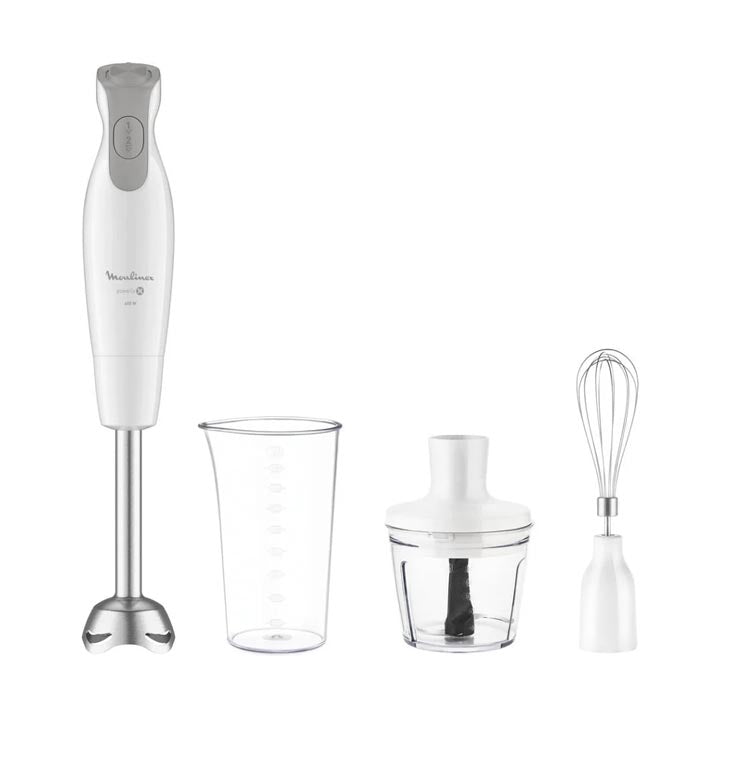 MOULINEX VARINHA 600W PE INOX  C/PICADORA 0,5LT E BATEDOR DD553110