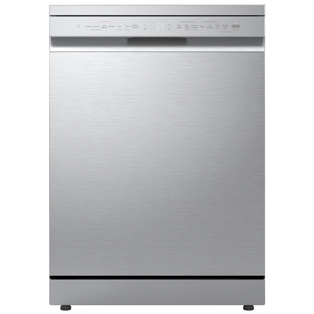 LG Maquina Louça 10PROG 14TALHERES 3CESTOS INOX (a)